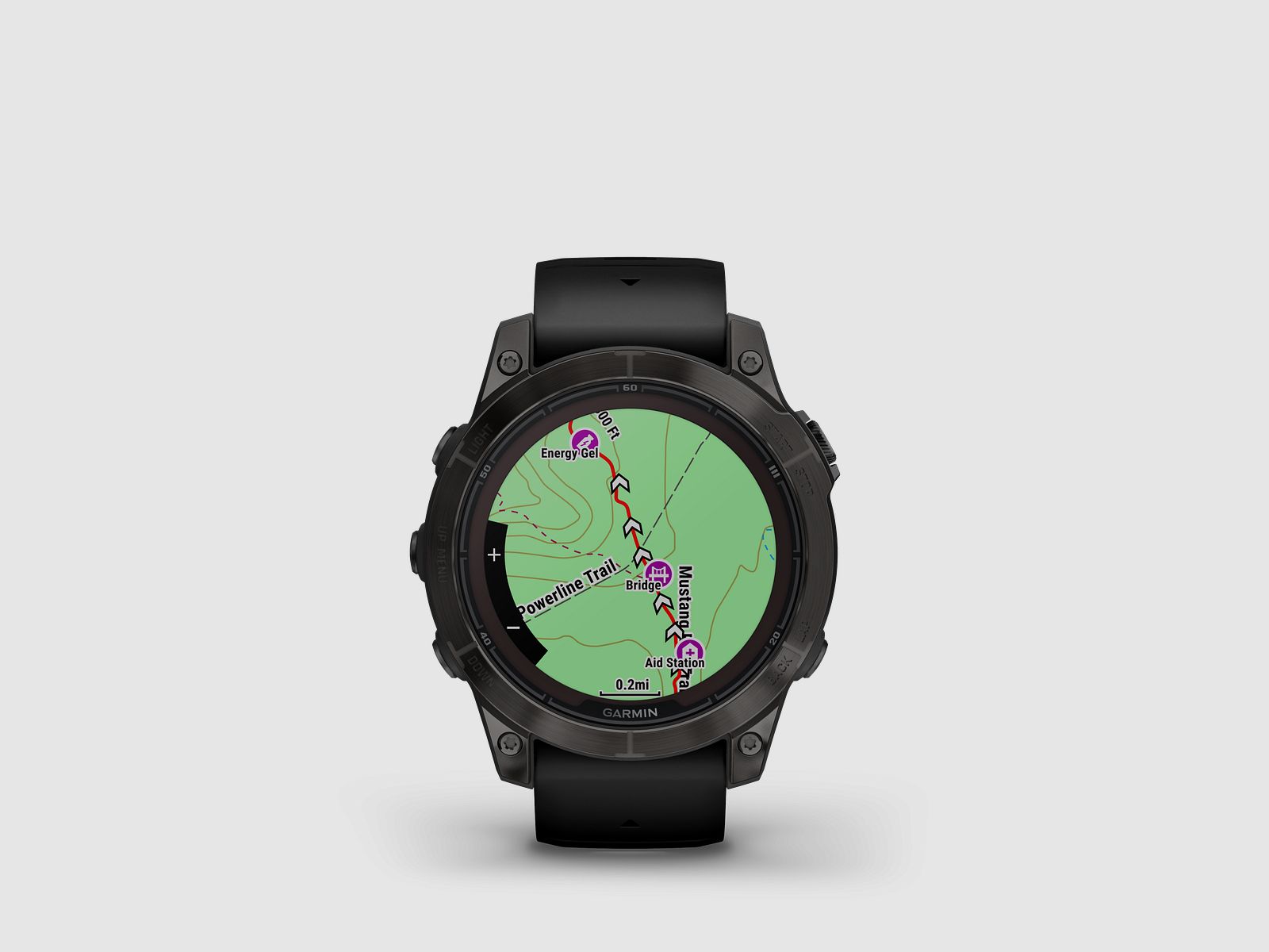 Garmin fēnix® 7 Pro – Sapphire Solar Edition, Negro/Gris Carbón Titanio DLC con correa de silicona QuickFit® de 22 mm