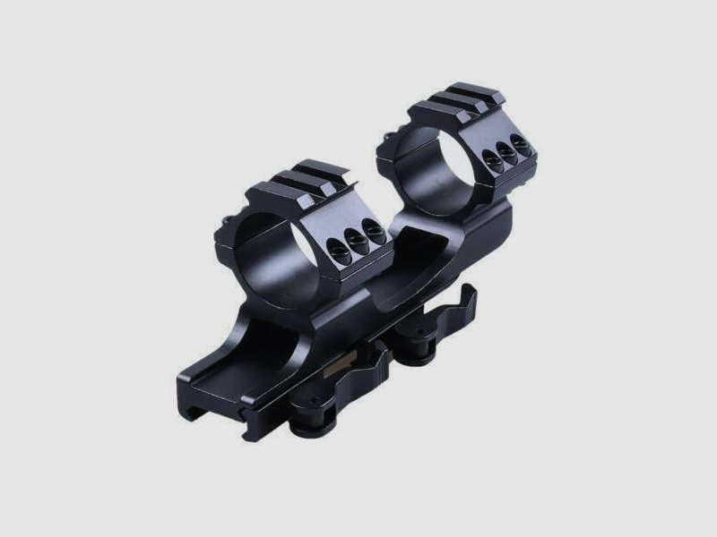 Double mounting rings, 30mm/25.4mm diameter, for 20 mm Picatinny or Weaver rail