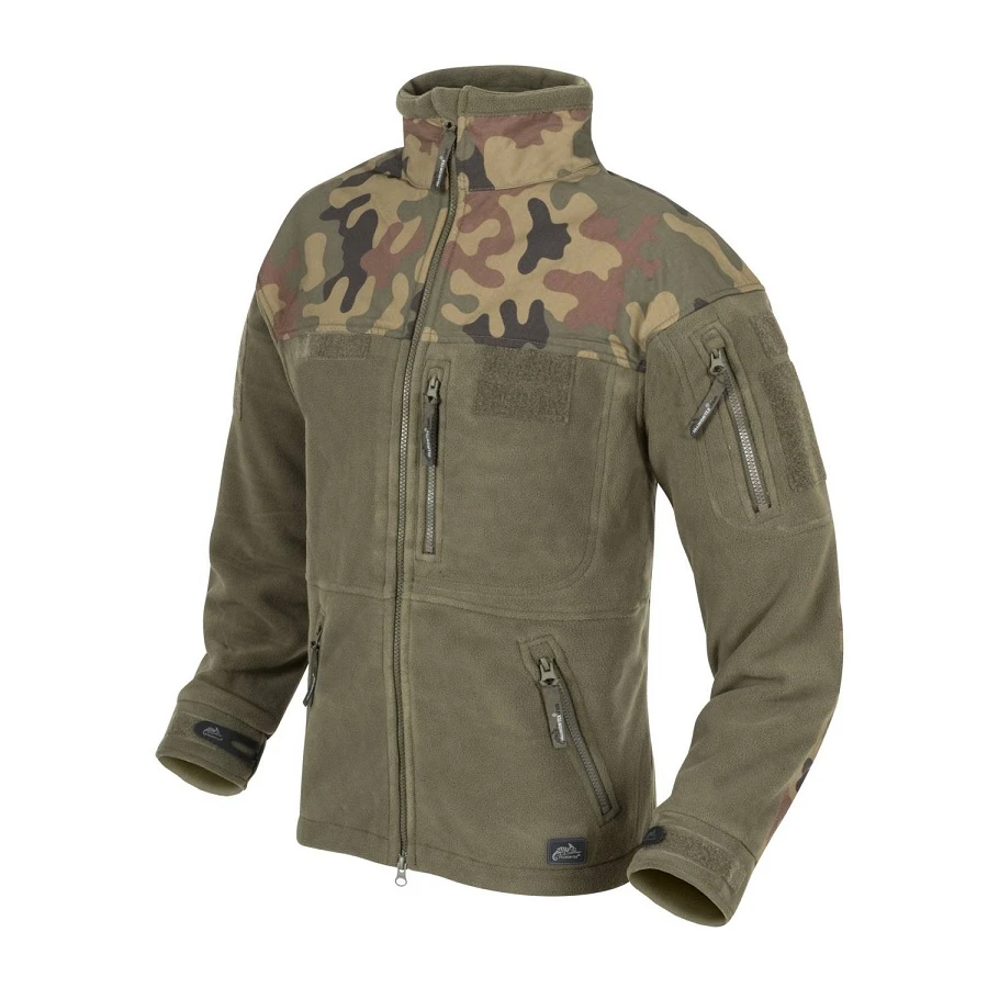Helikon New INFANTRY Fleecejacke Olivgrün/PL-Waldtarn