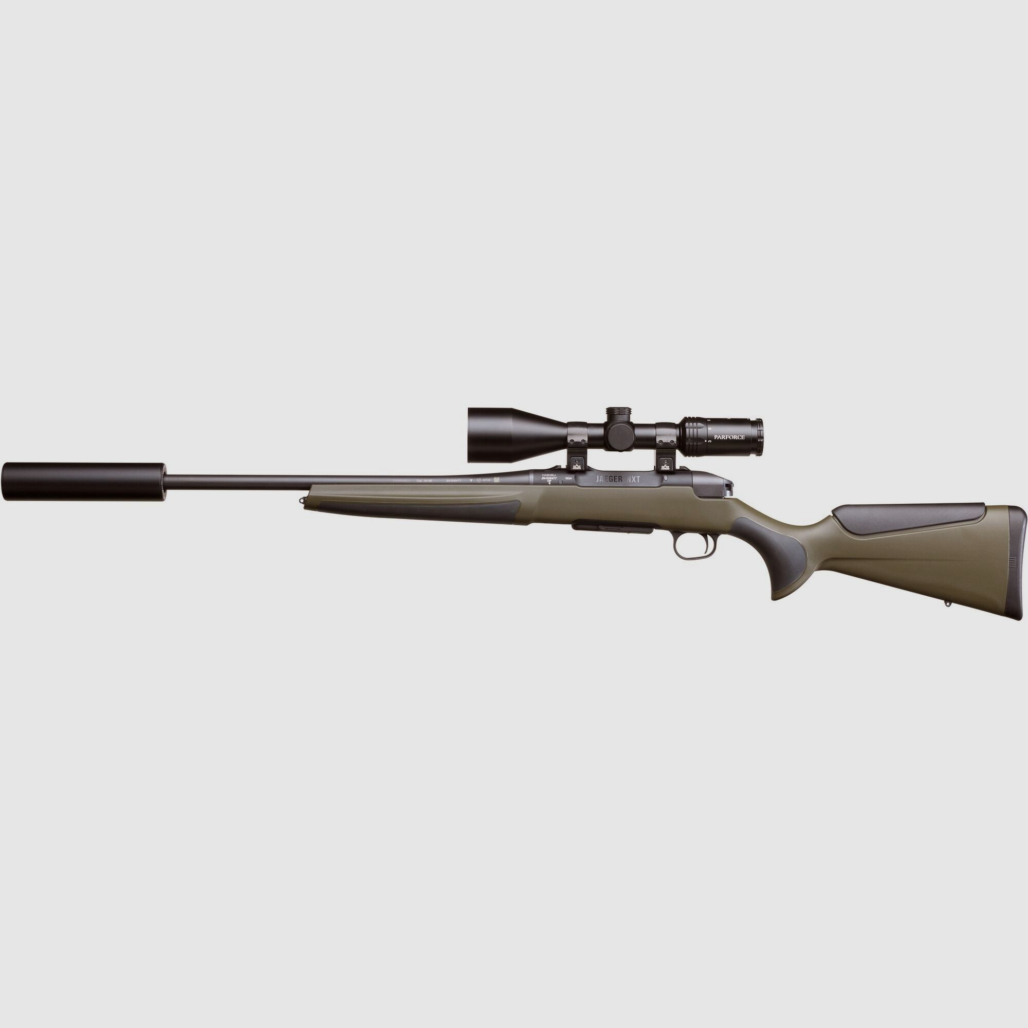 Offerta completa di fucile ripetitore Haenel NXT Composite con Parforce PZ1 3-12x56i PA .308 Win.