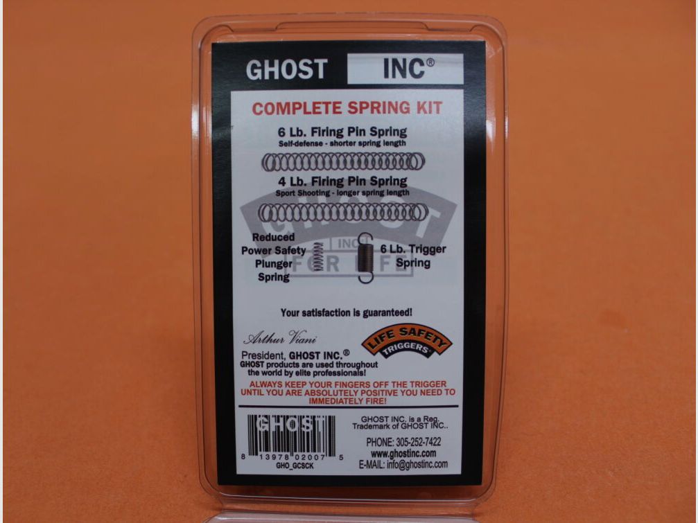 Ghost Inc. Glock (-Gen.4): Ghost Complete Spring Kit (GHO_GCSCK)