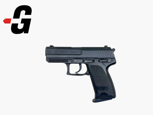 Pistole H.K USP COMPACT Kal. 9 PB Occasion