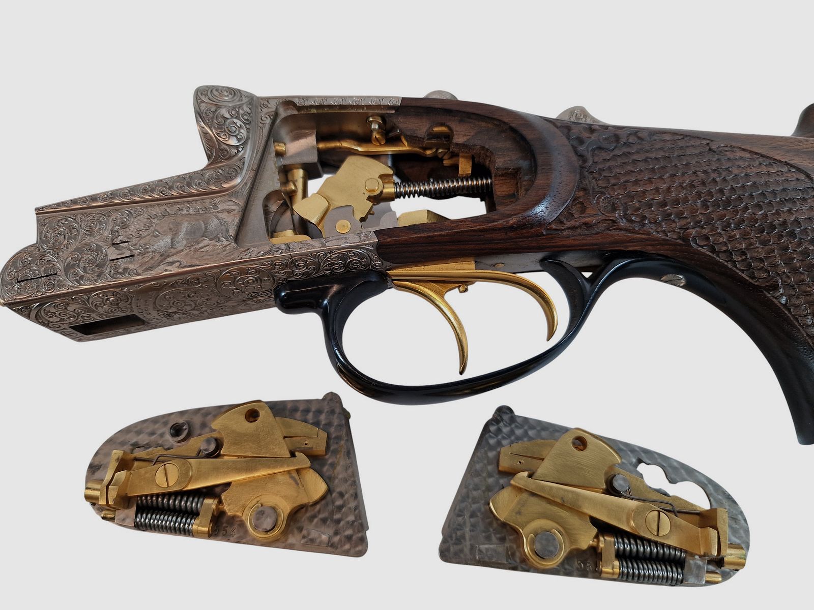 Krieghoff Neptun Primus Classic mit Doppelbüchsdrillings Laufbündel