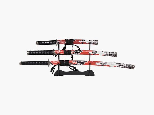 Samurai Suit White Flower 4 Pieces