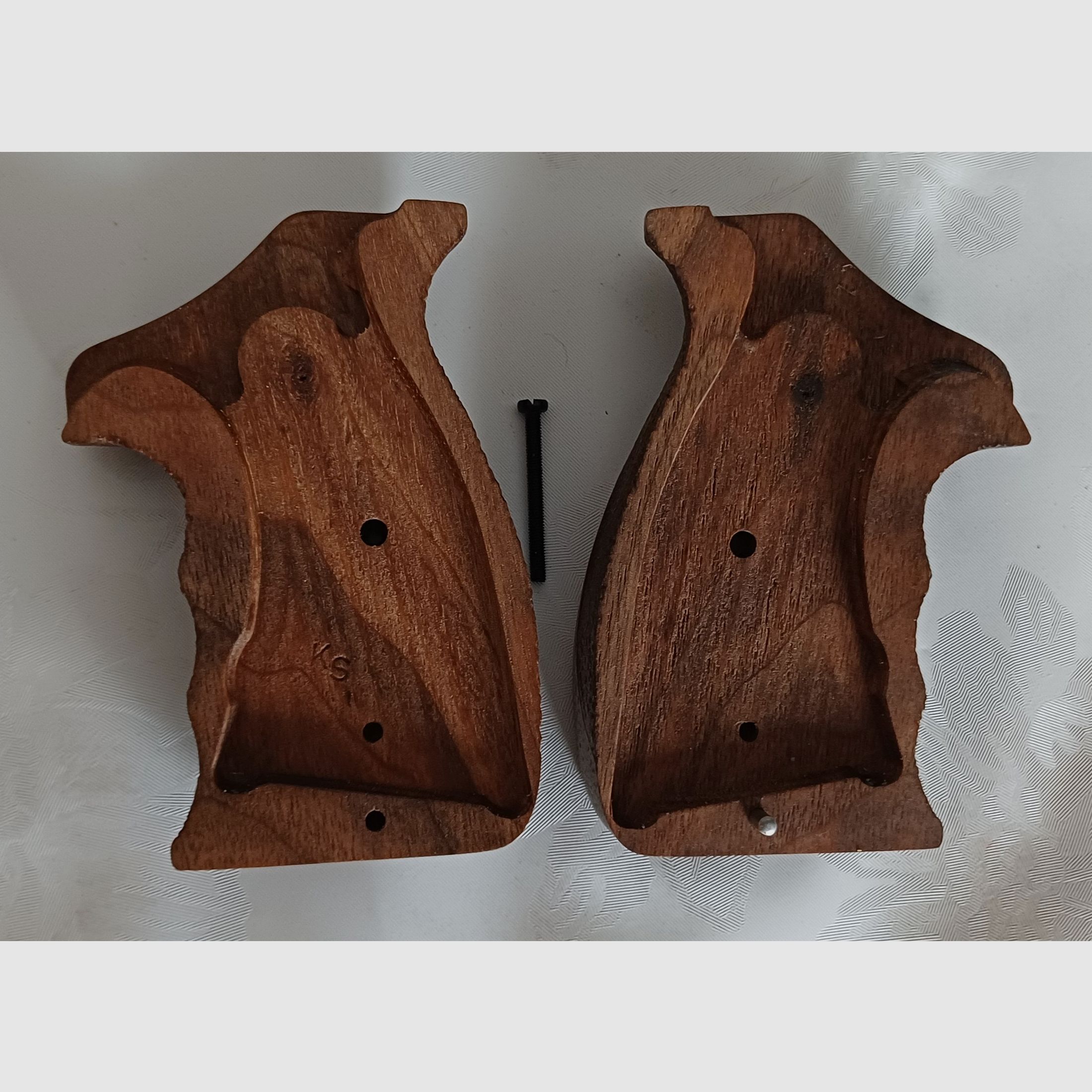 Pro Tuning Matchgriff Holz für Smith & Wesson Revolver K/L Rahmen Round und Square Butt