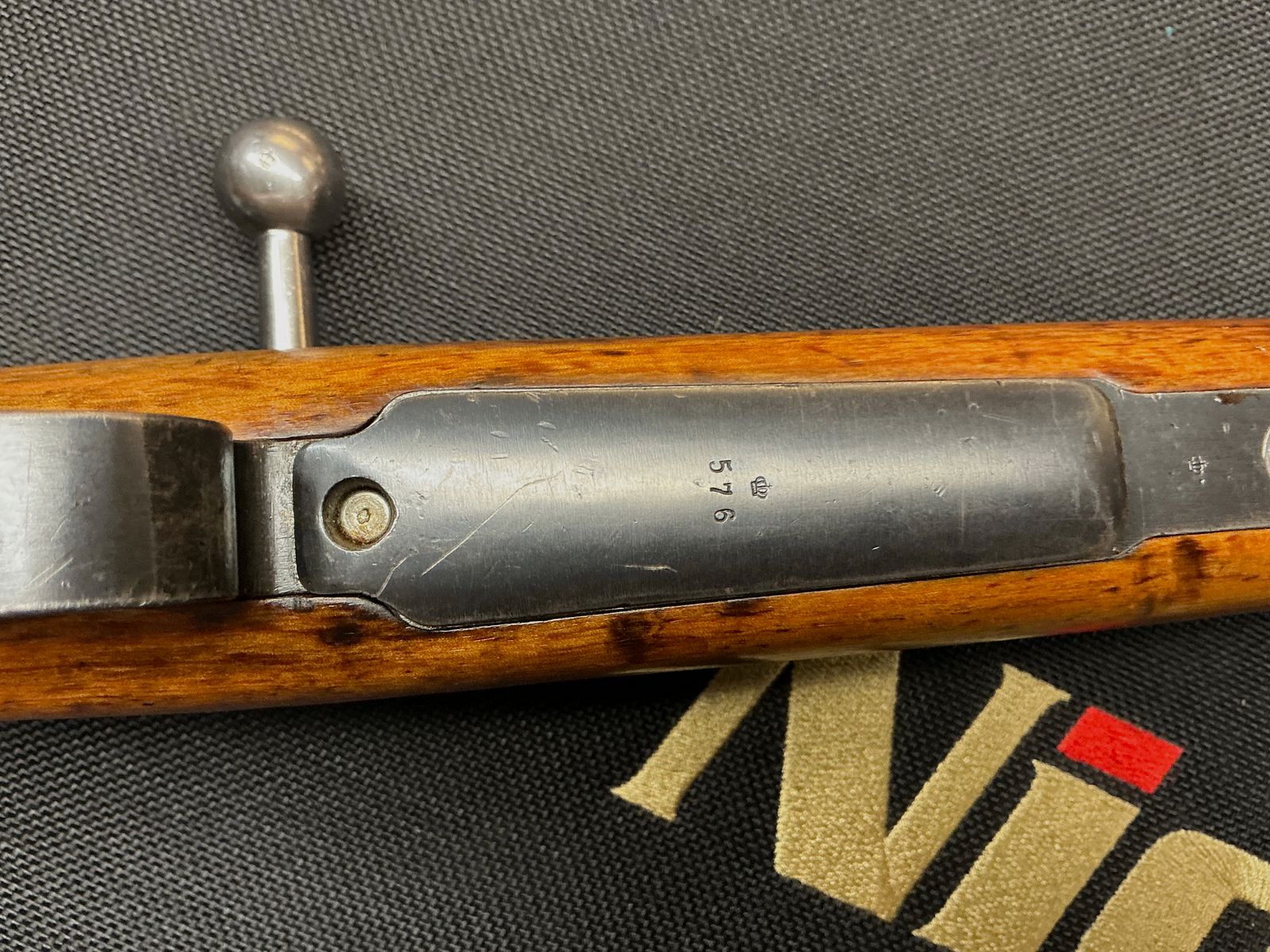 Zweden-Mauser Carl Gustafs Stads – productie 1908 – nummergelijk behalve de schoonmaakstok Art.-Nr.: 4576, afbeelding 13 van 19