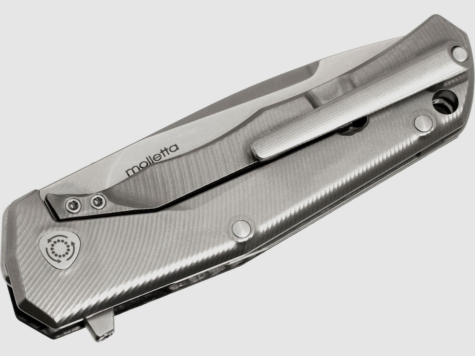 Three Rapid Exchange, M390-Klinge, Griff aus Kohlefaser/mattem Titan | 97230