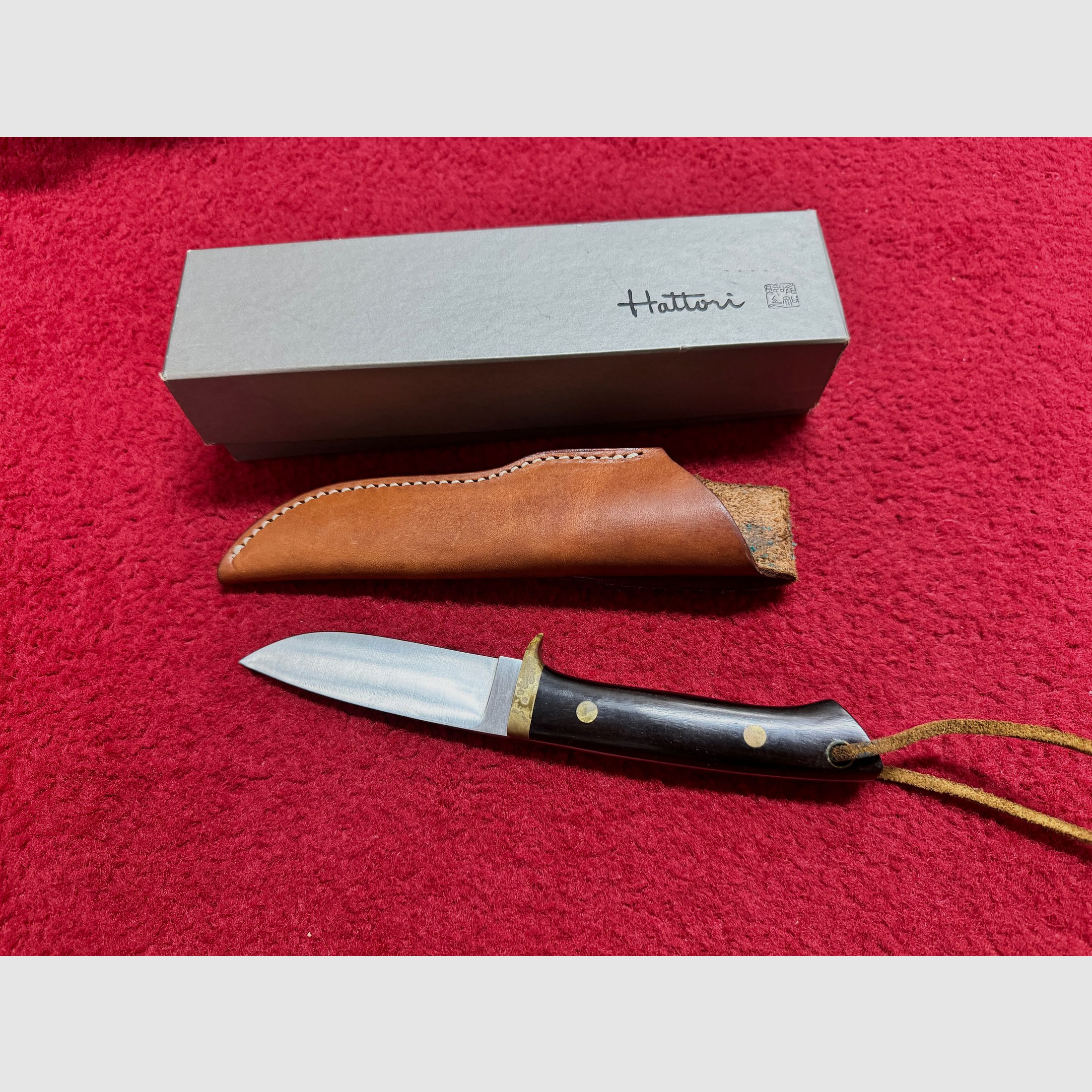 Hattori #300 Ebony Drop Point Hunter – Legendarisch verzamelmes uit Seki Japan