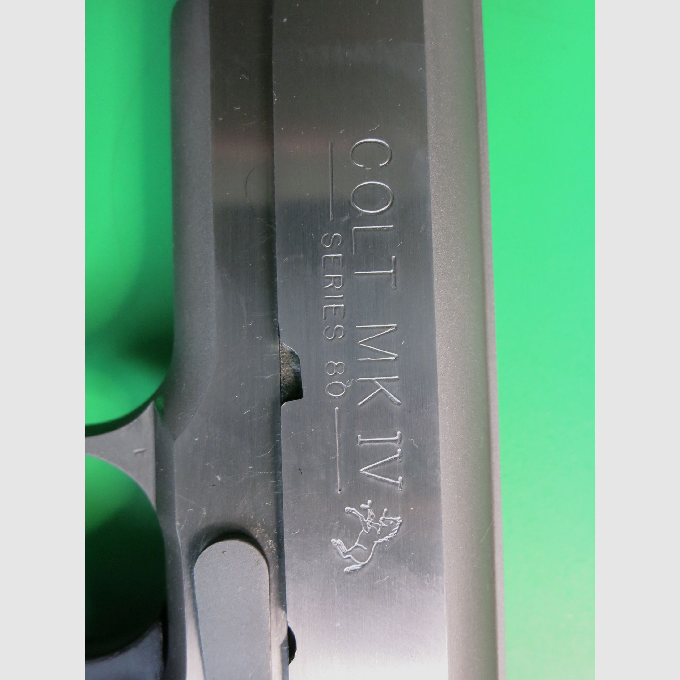 Colt Goverment MK VI Series 80, .45 AUTO, 5" loop, roestvrij staal (Stainless), Pachmayr-grip   #18