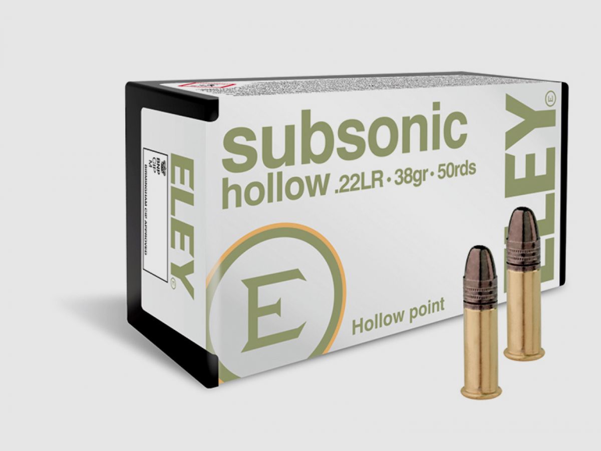 .22LR Subsonic Hollow Point 2.46g / 38grs