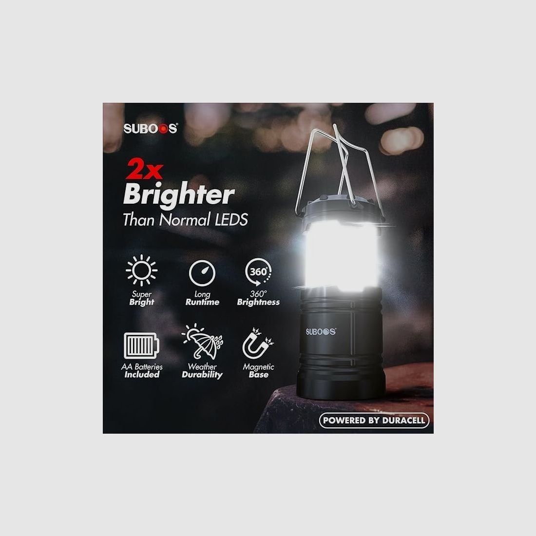 Batteriebetriebene LED Camping Laterne