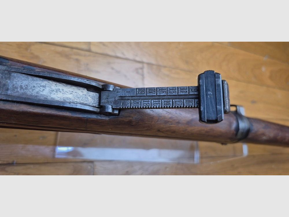 Schöne Büchse Kar 98 « AZ » – Waffen der Kavallerie und der Sturmtruppen im 14-18 – Originalkaliber 7,92×57 IS – Herstellung Erfurt 1917 – Sehr schönes Holz – Gute Metalle – Schöner Lauf – BE+/TBE, Bild 26 von 38