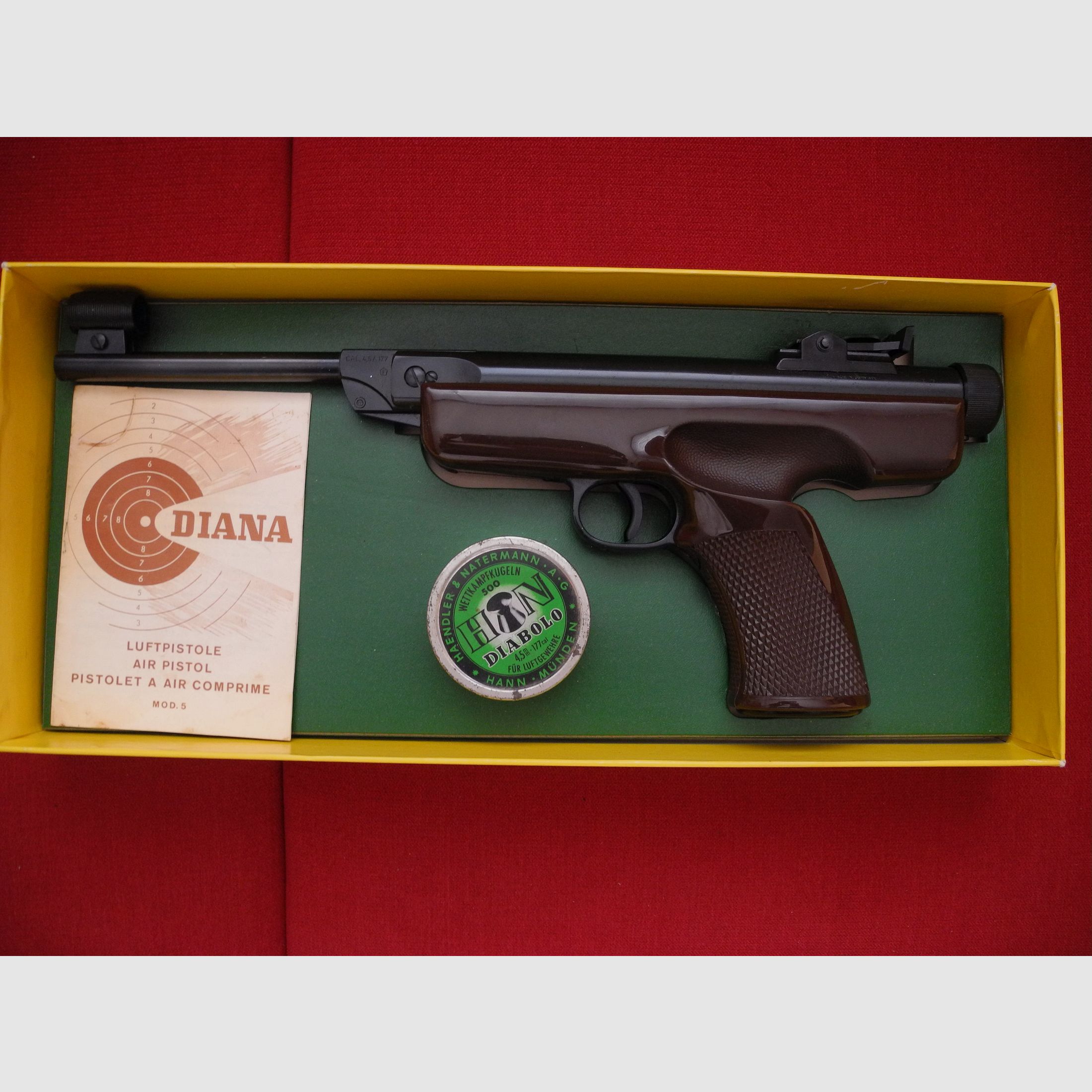 Pistolet à air de collection Diana Mod.5 