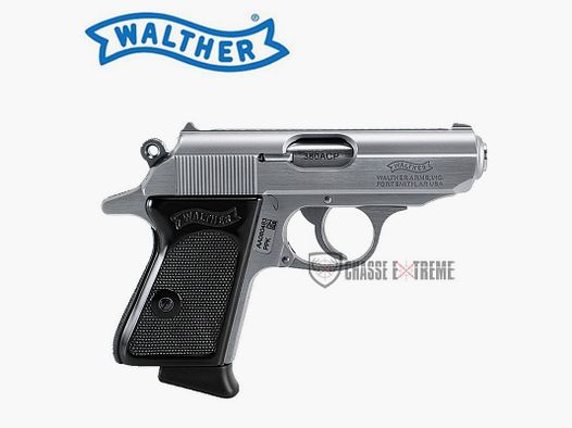 Pistolet WALTHER PPK Cal 380 Acp Inox