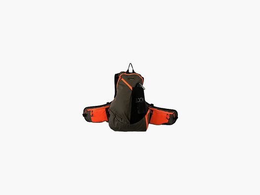 Zotta Forest - Dreikammer-Rucksack Orena grün und orange