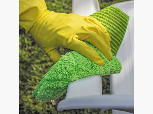 Bamboo Towels, Green, Set of 5