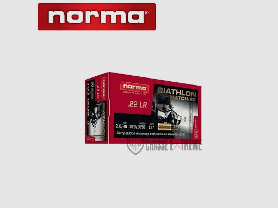 50 Patronen NORMA Biath Match Kal. 22lr, Bild 2 von 2