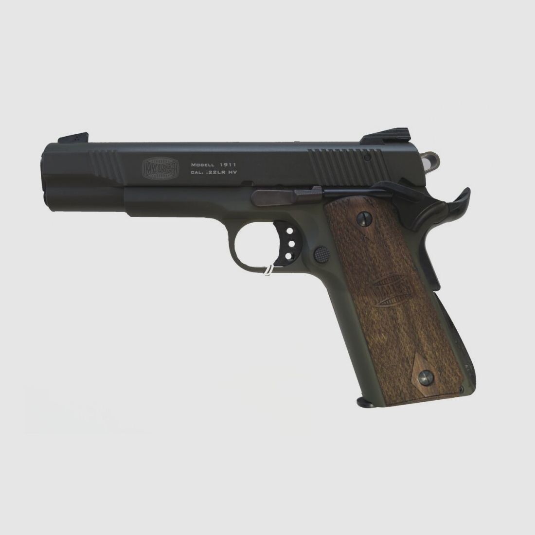 Mauser 1911 OD Green .22lr HV - Pistolet semi-automatique disponible immédiatement