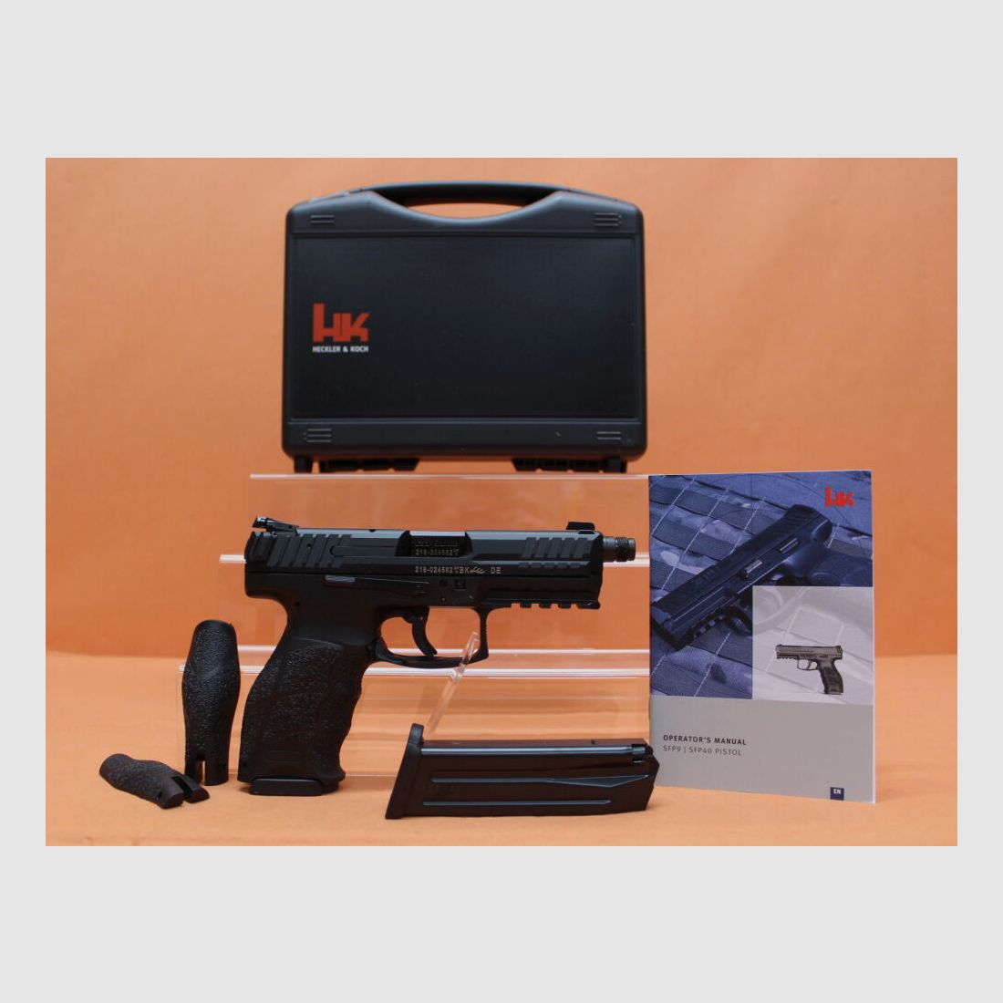 Heckler&Koch Ha.Pistole 9mmLuger Heckler&Koch/H&K HK SFP9 (SF) SD 120mm Polygonlauf/Gewinde M13,5L (9mmPara/9x19)