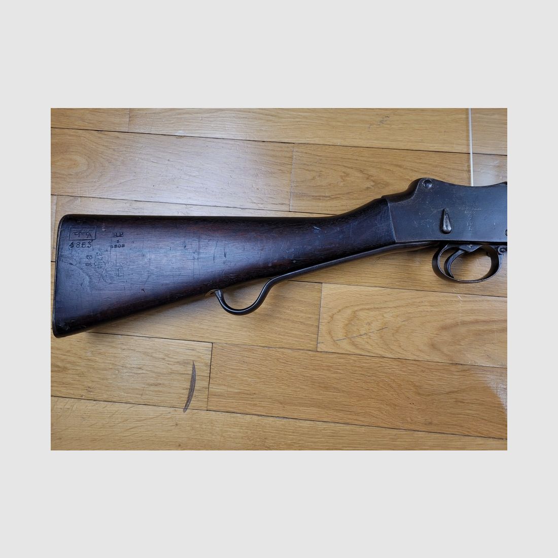 Seltenes und sehr gutes Martini-Henry MKIV Gewehr – Kaliber .45 Original – 1887 – Enfield – Britisches Empire – TBE+, Bild 9 von 22