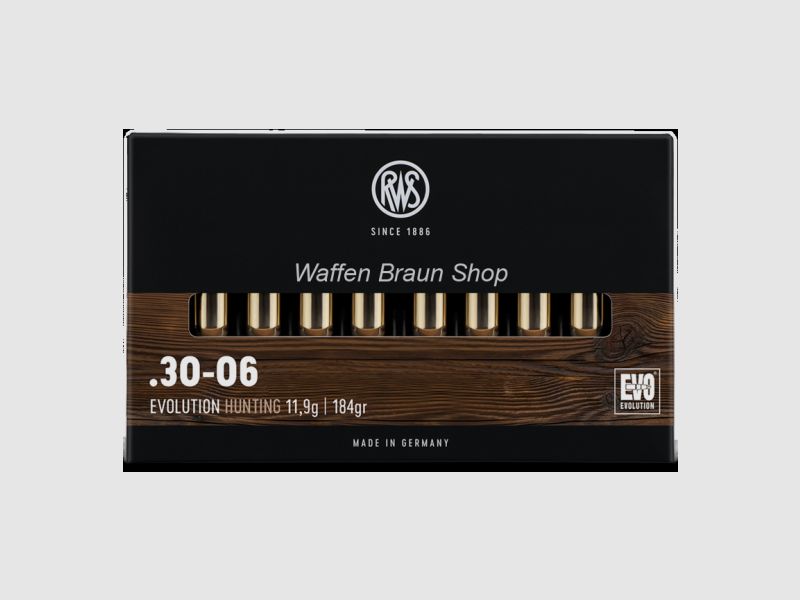 RWS .30-06 EVO 11,9G 184GR 20ER
