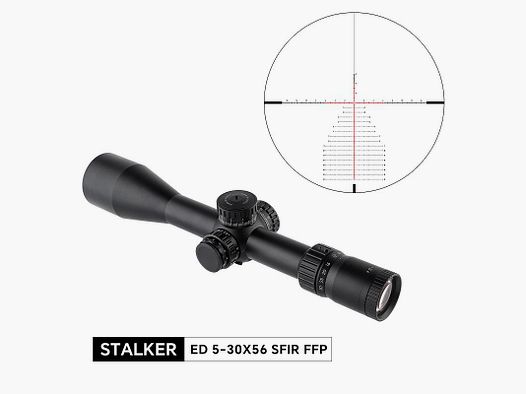 Visor telescópico Marcool Stalker ED 5-30×56 FFP IR + montaje de 34 mm