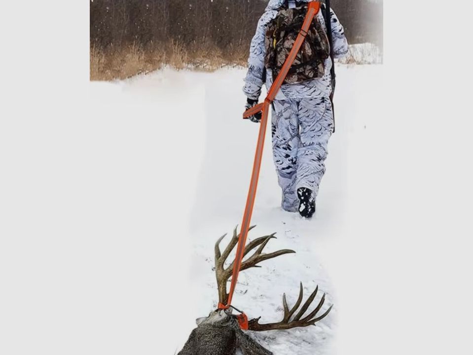 Bergegurt Wildbergehilfe Bergehilfe Leine Deer Drag Jagd Wild