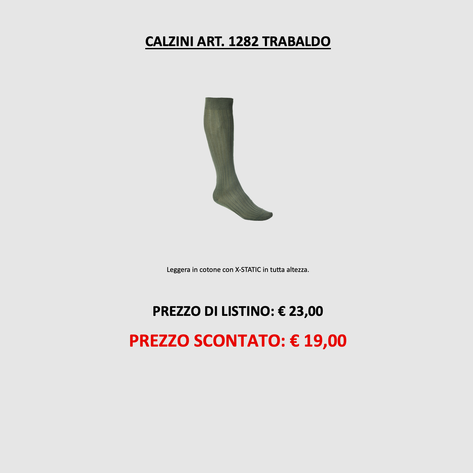 TRABALDO – CALZA ART. 1282, immagine 1 di 2