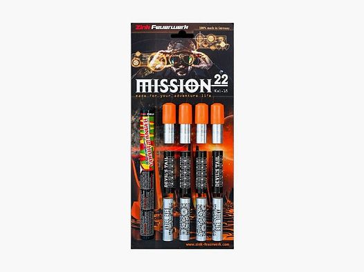 Zink Feuerwerk Mission 22 Sortiment 22-teilig 15 mm