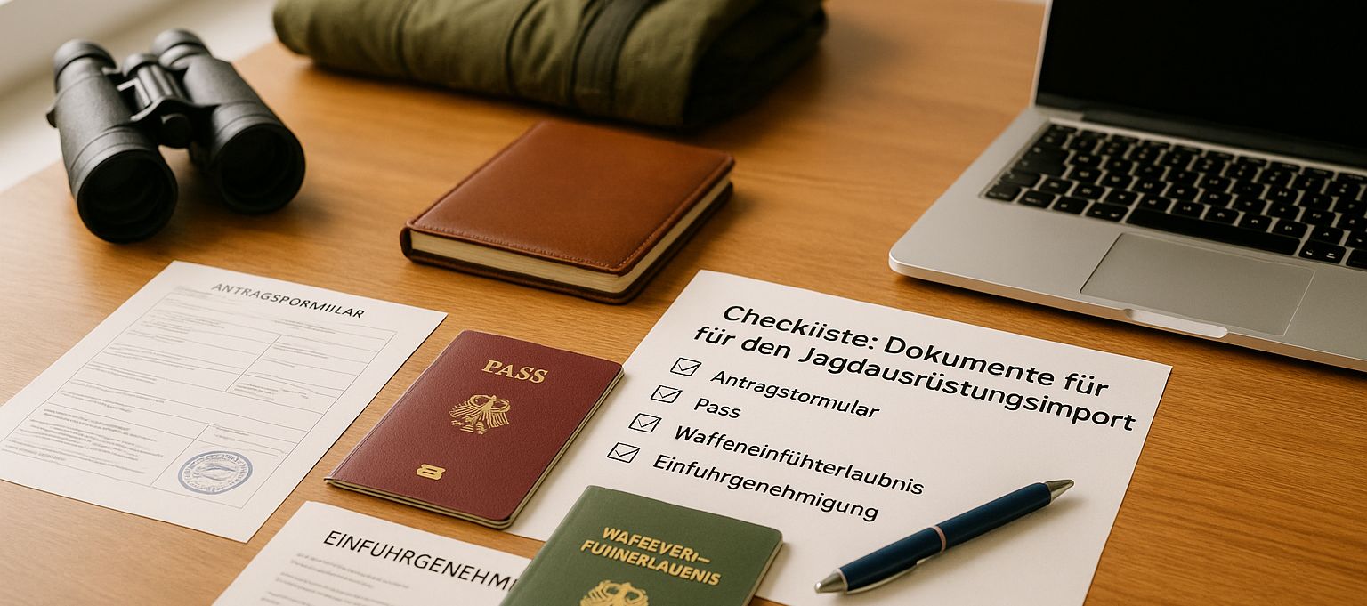 Checklist: Documents for hunting equipment import