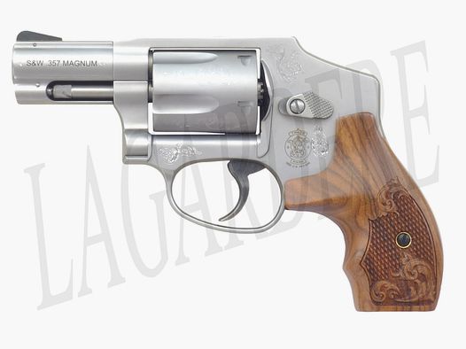SMITH & WESSON 640 CENTENNIAL GRAVIERT HOLZ 2.125" (REVOLVER)