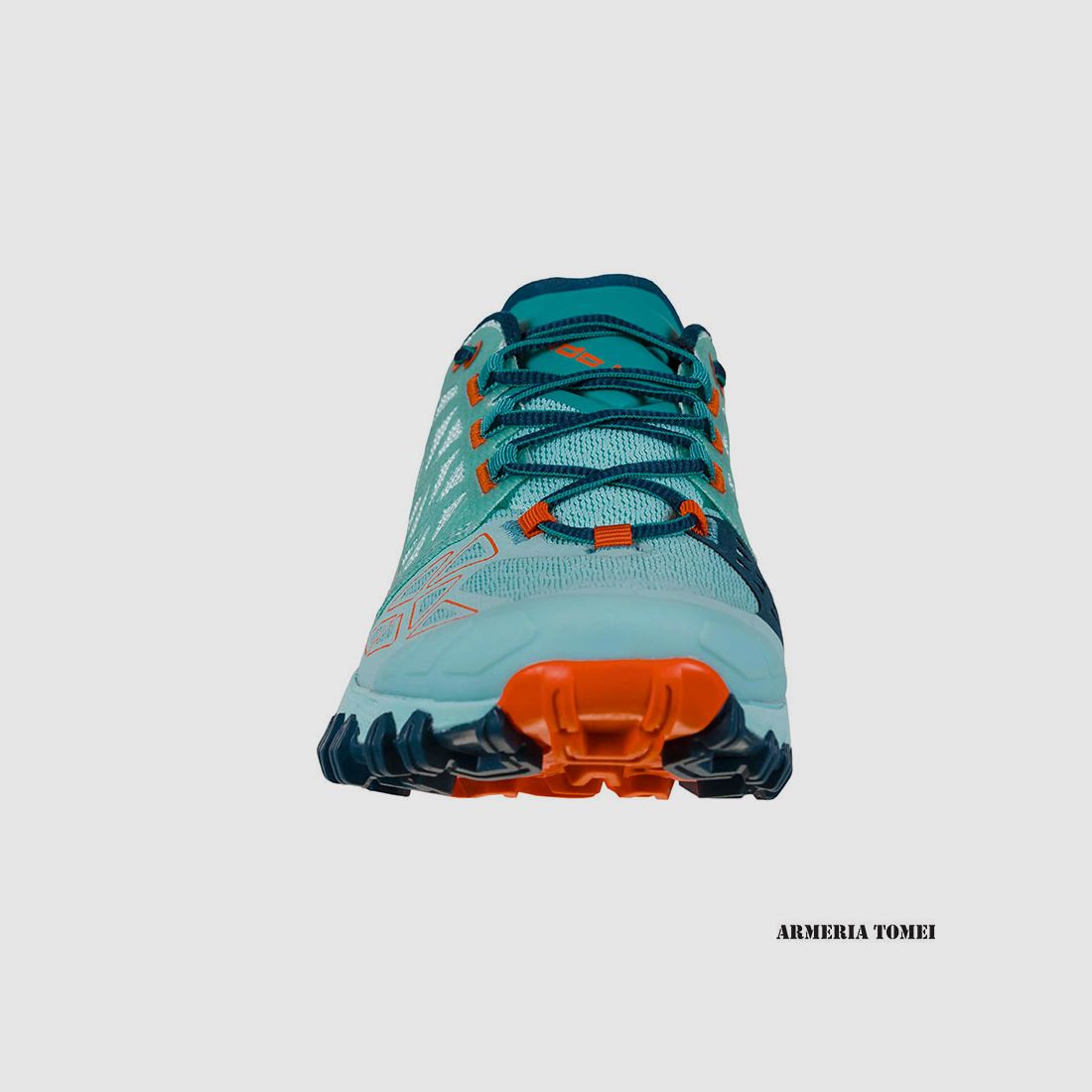 LA SPORTIVA – WOMEN – BUSHIDO II W’S LAGOON/CHERRY TOMATO, image 5 of 7
