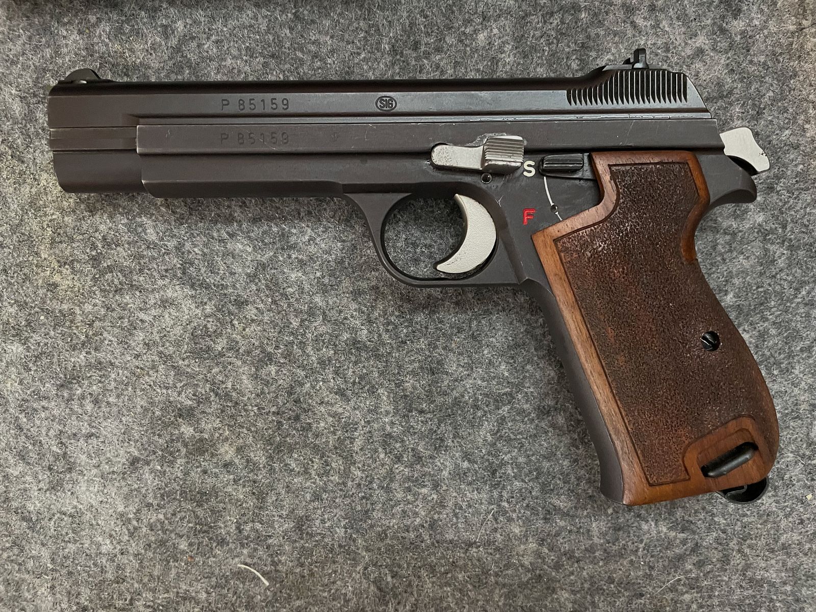 SIG Hämmerli P210 9mmvPara mit 2xWechselsystem 9mm „lang“ + 7,65 Para