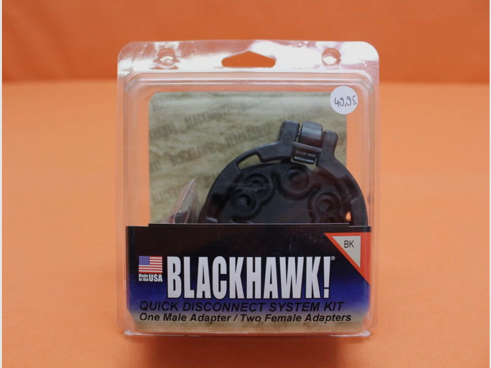Blackhawk Blackhawk SERPA Quick Disconnect System Kit zwart 2 st. Vrouwelijk + 1 st. Mannelijk (45430950BK)