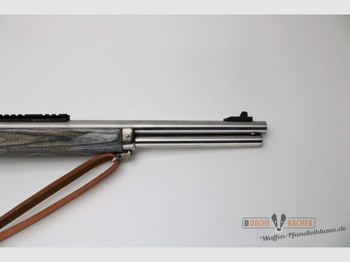 UHR Büchse Marlin 1895 SBL Kal. 45-70 GOV Stainless Lederriemen, Bild 7 von 8