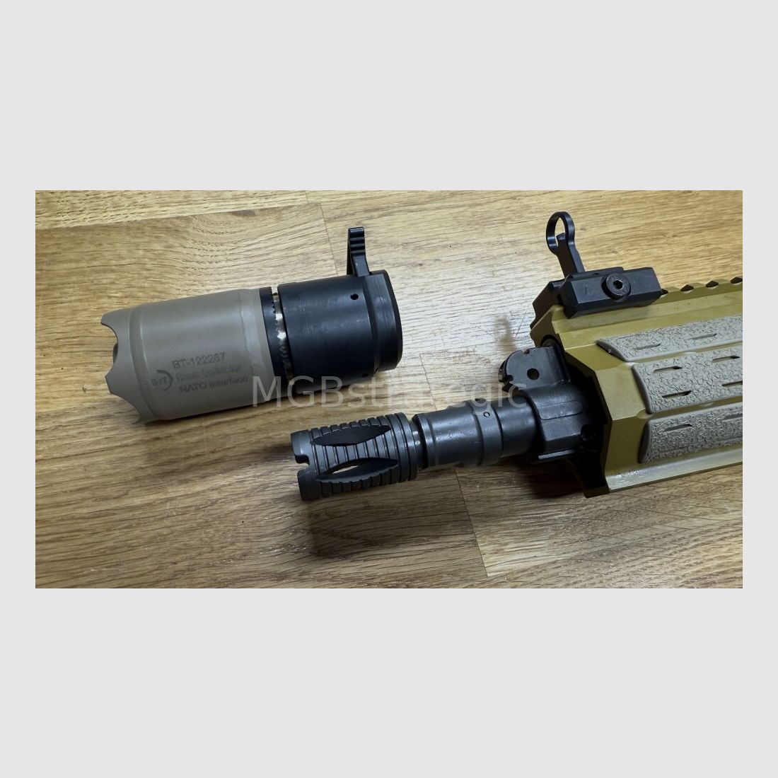 sportlich zugelassen! H&K MR223 A3 11" Lauf - SPORT - sandfarben halbautom. Büchse .223Rem - Heckler & Koch - viel Zubehör in BKA Beurteilung zugelassen! zivile Version H&K 416 G95