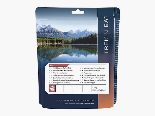 TREK'N EAT Pot Gourmet Forestier avec Bœuf - 170 g