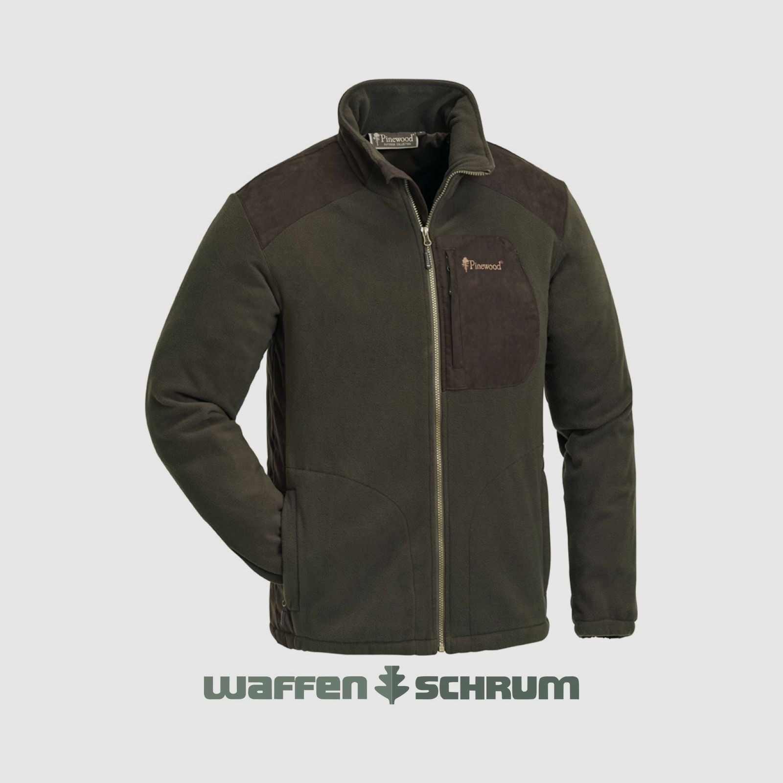 Pinewood Fleecejacke Wildmark H.Brown/Suede Brown