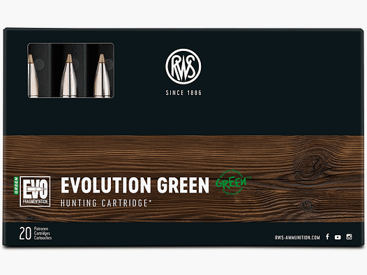 RWS 8x57 JS Evo Green 139gr. - 20 pcs