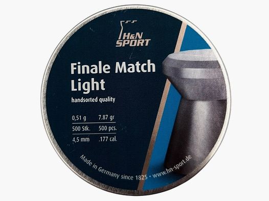 Haendler & Natermann Finale Match Light 4,49/0,51g Diabolo Munición