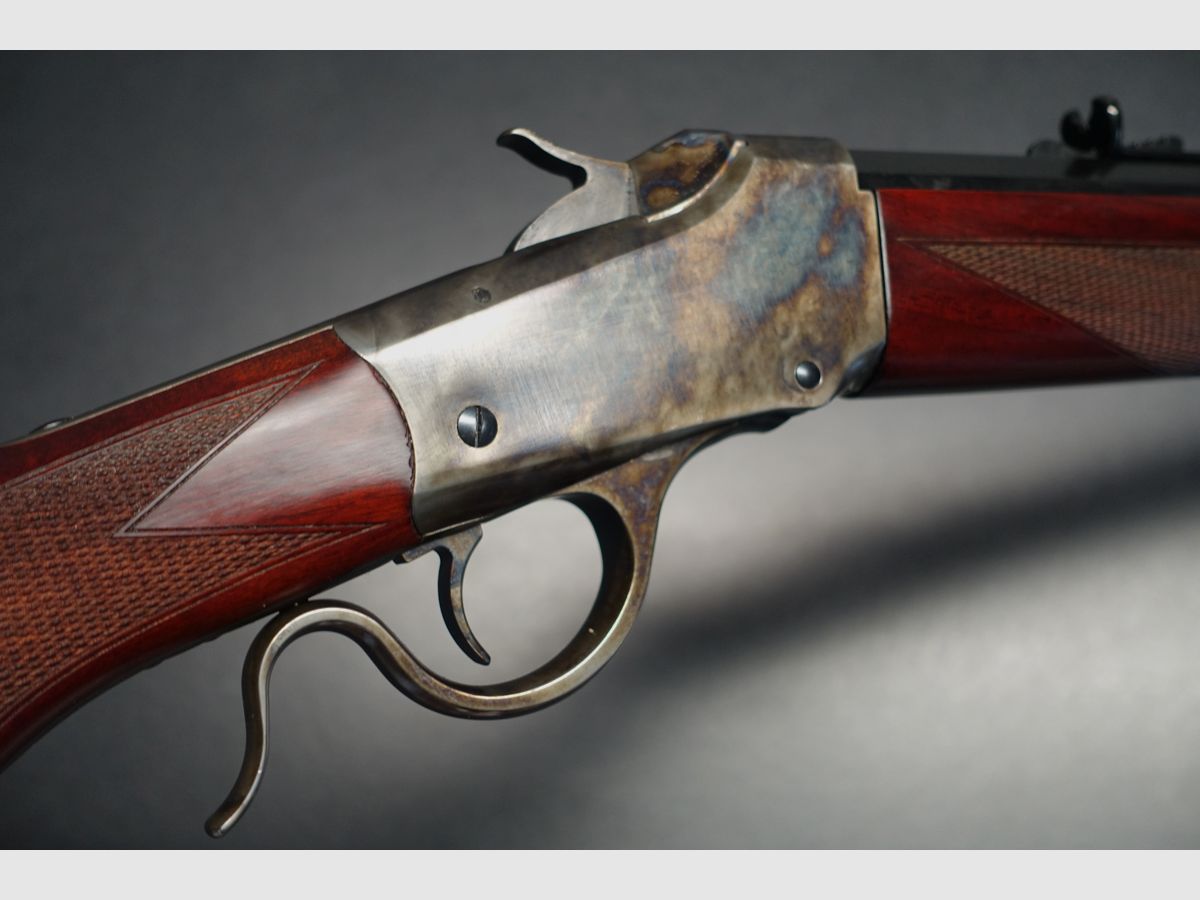Uberti 1885 Low-Wall CHECK. PISTOL GRIP, afbeelding 2 van 5