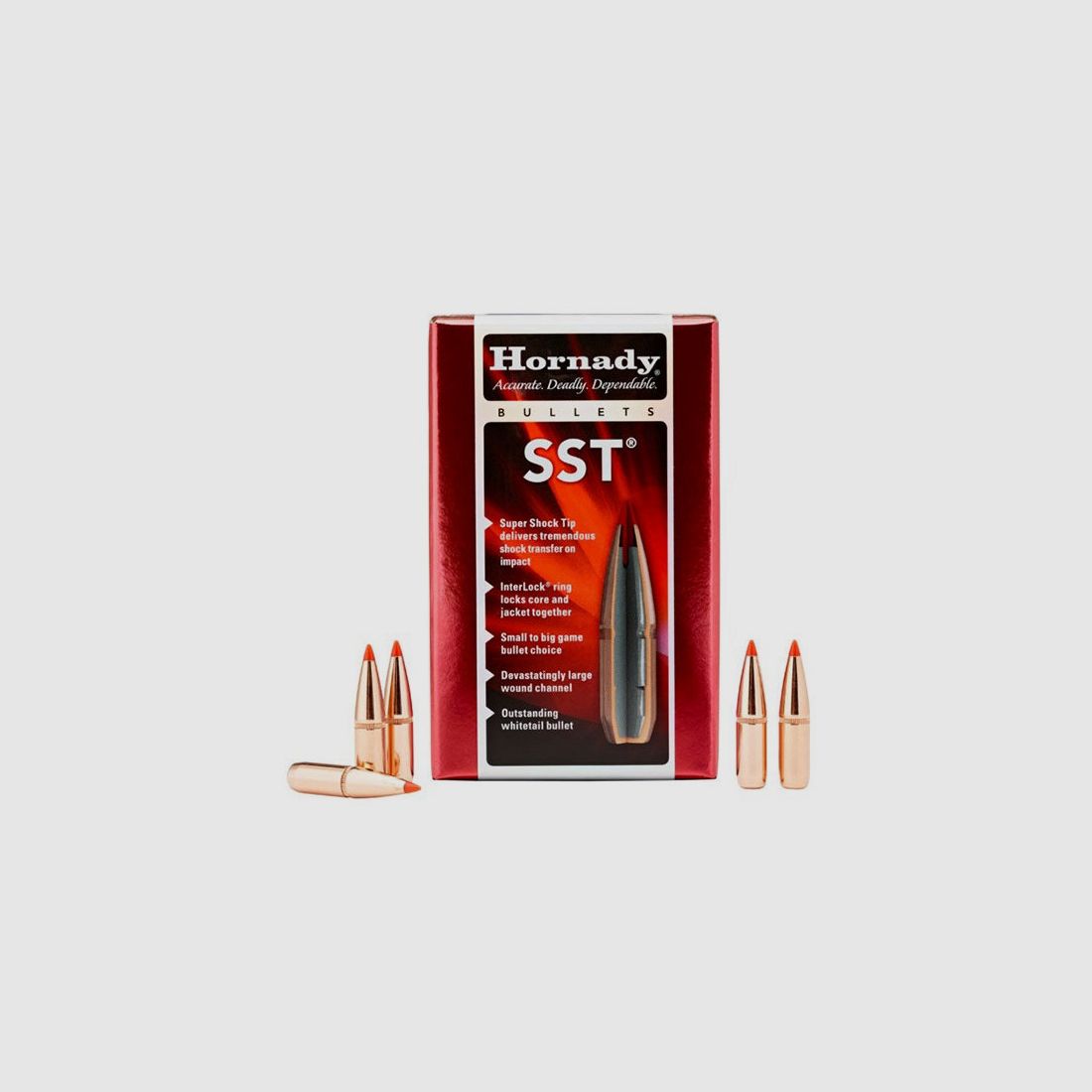 HORNADY GESCHOSSE SST 284" (7MM) 154GR
