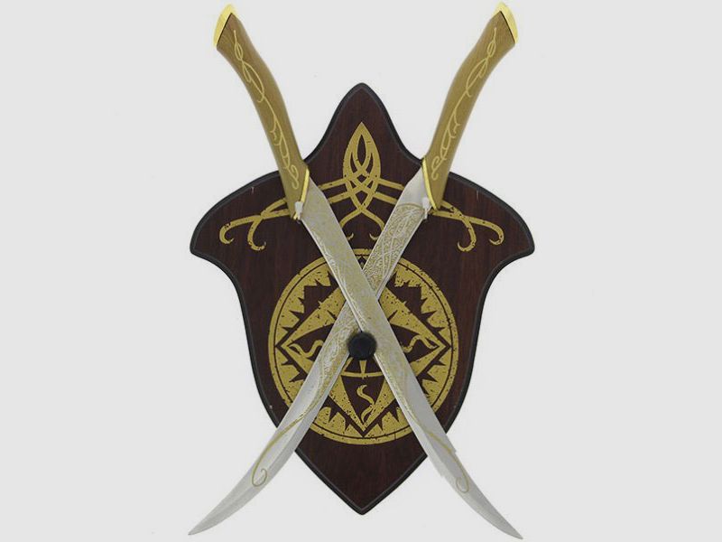 Legolas Dolche mit Wandhalterung