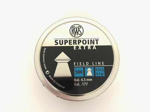 Luftgewehrkugeln RWS Superpoint Kal. 4,5 mm