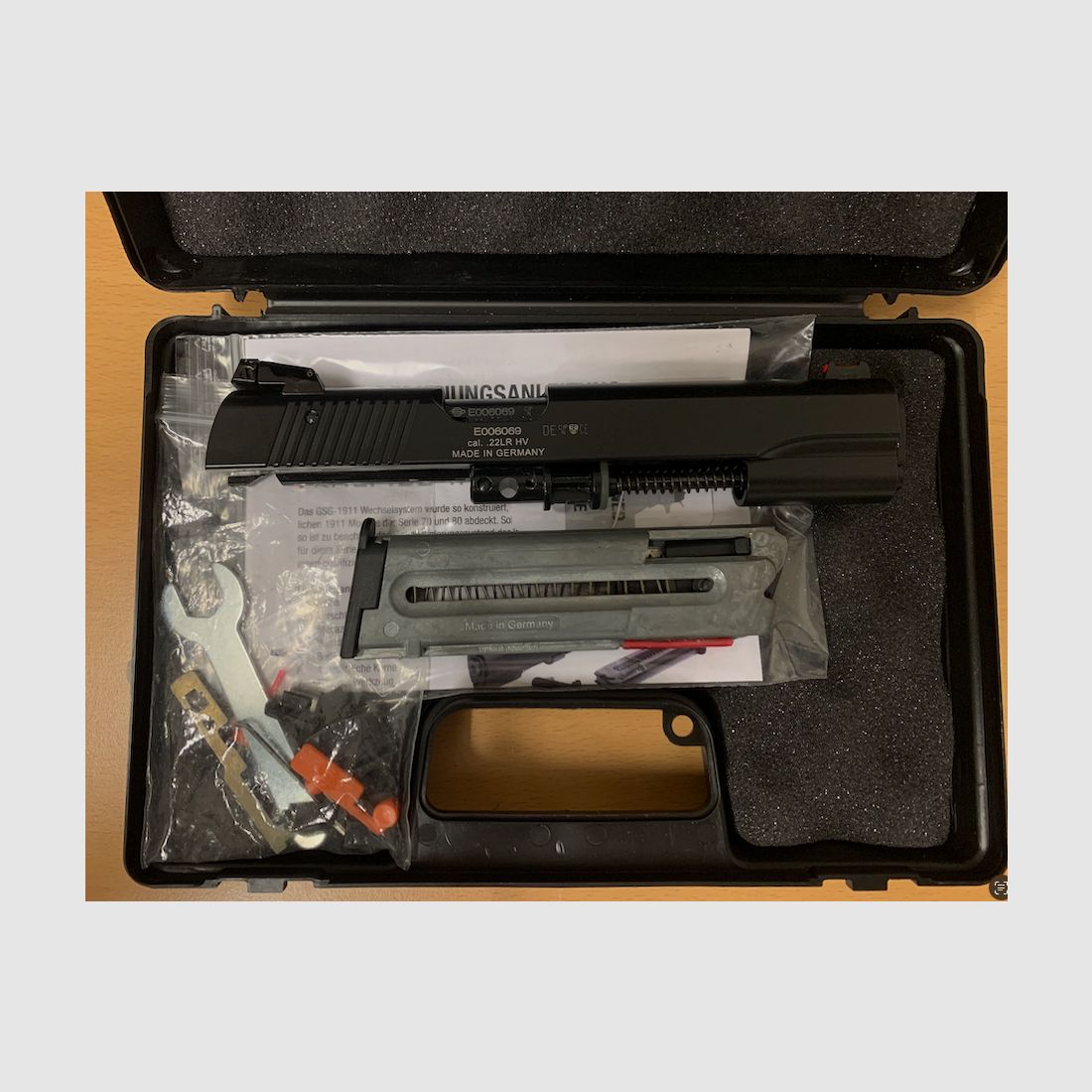 ME 1911 Messerschmitt 9mm, + system wymienny .22lr