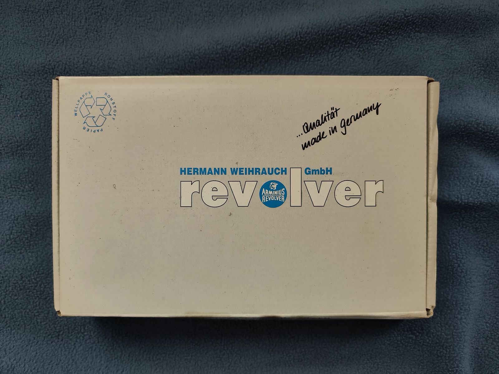 Weihrauch HW 94 kal. 9 mm R Knall NC blue Arminius revolver pistolet OVP