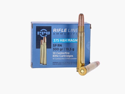 PRVI/PPU .375 H&H Magnum TM 300 gr. - 10 pièces