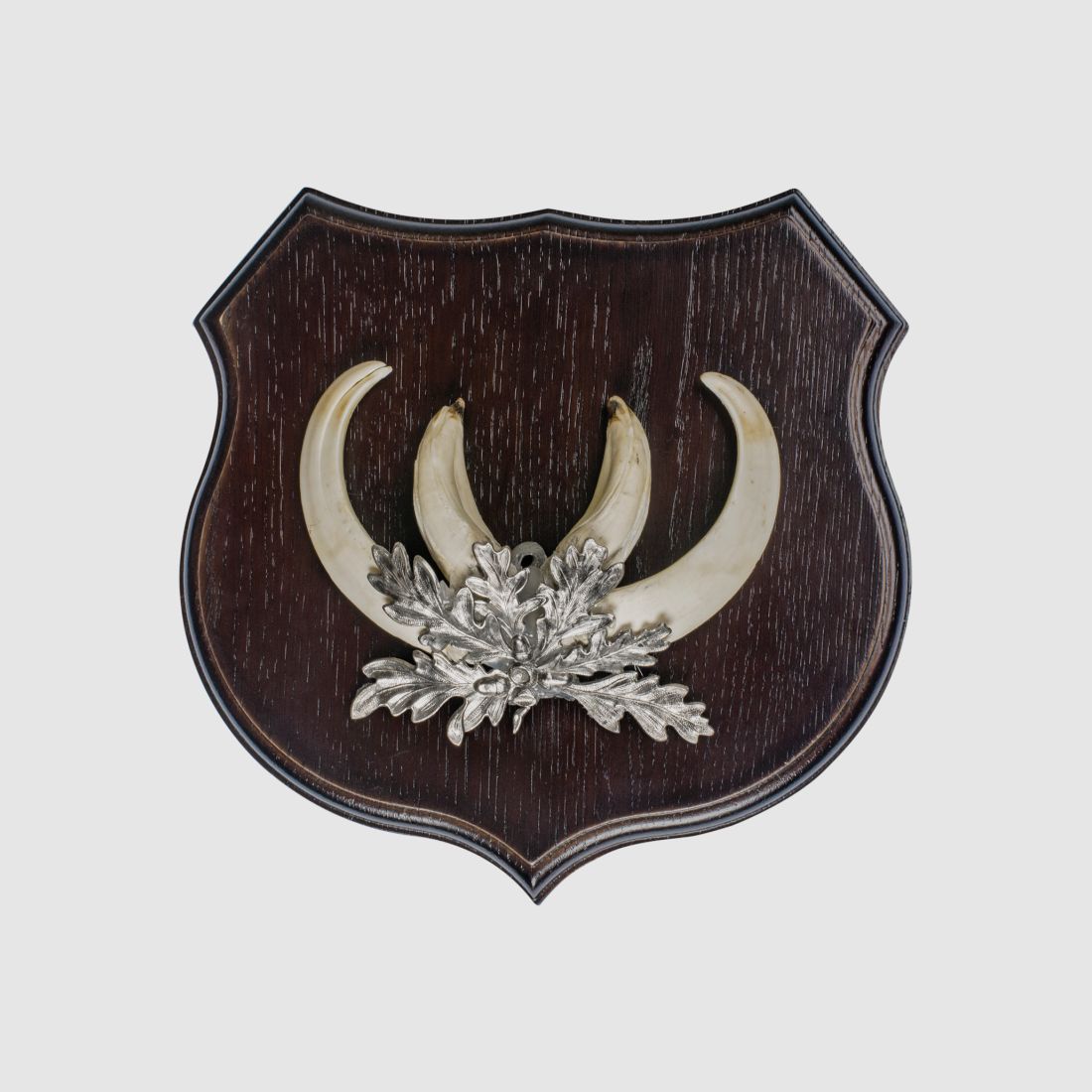 KEILERWAFFENSCHILD EICHE DUNKEL 15 CM
