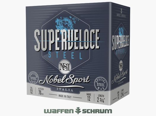 Nobel Sport Italia Superveloce Steel Skeet 12/70 T9 2.0mm - 24g