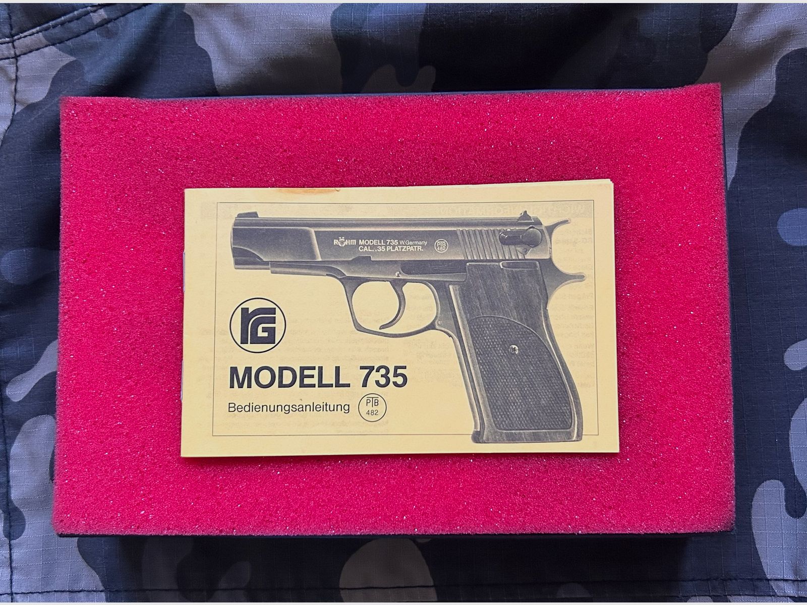 Ladenneu!! Röhm RG 735  .35 Sammlerstück! PTB 482